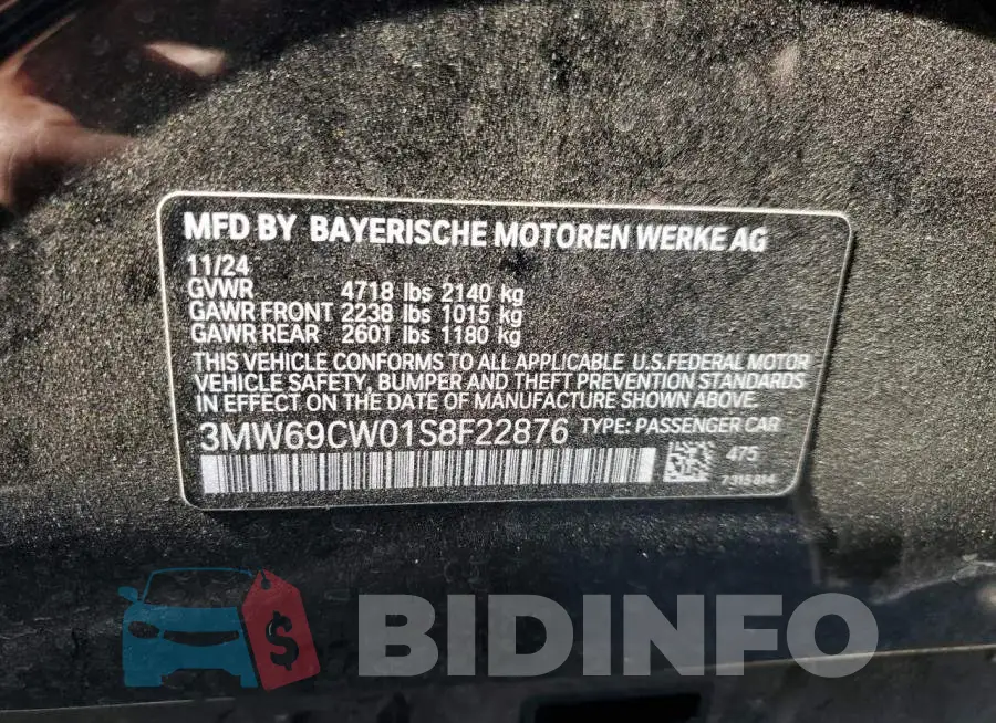 3MW69CW01S8F22876 Photo# 13