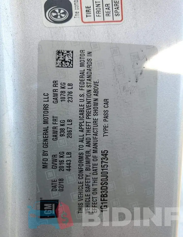1G1FB3DS0J0157345 Photo# 12