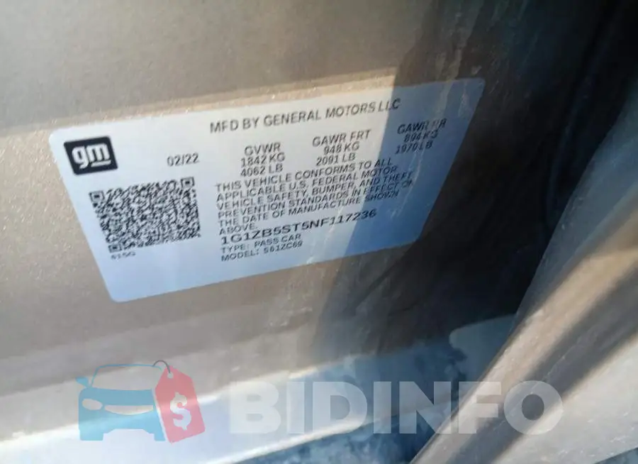 1G1ZB5ST5NF117236 Photo# 12