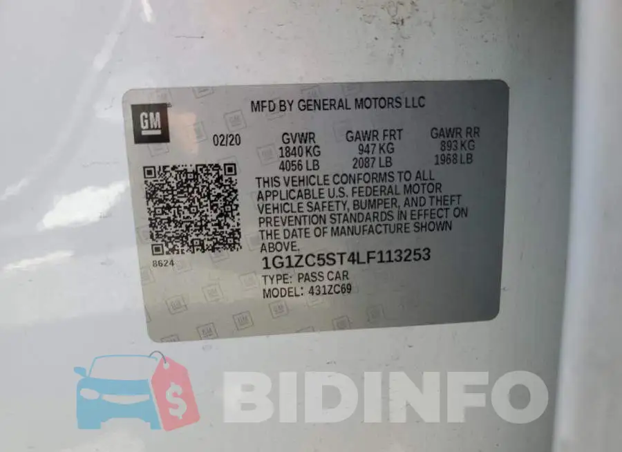 1G1ZC5ST4LF113253 Photo# 12