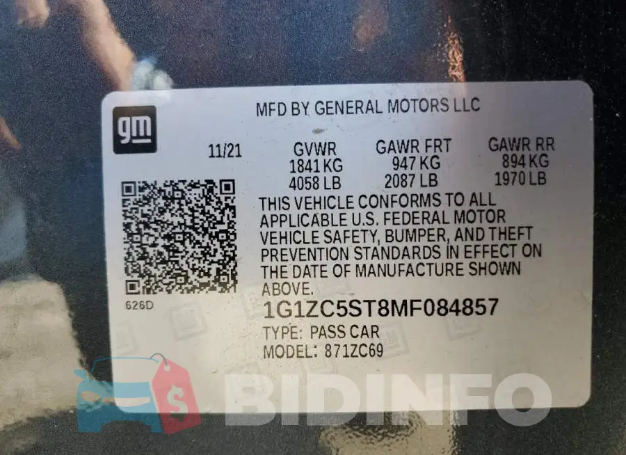 1G1ZC5ST8MF084857 Photo# 12