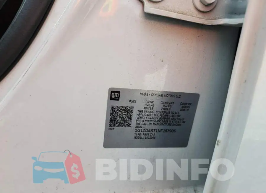 1G1ZD5ST1NF157906 Photo# 12