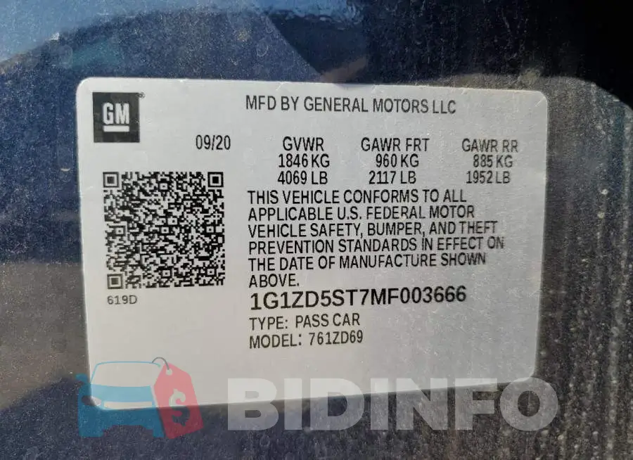 1G1ZD5ST7MF003666 Photo# 12