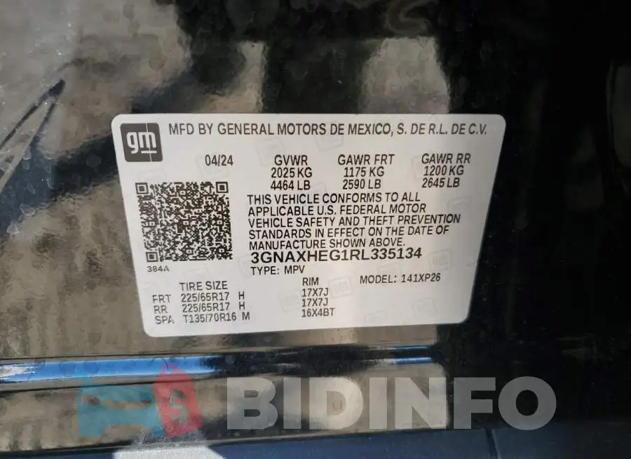 3GNAXHEG1RL335134 Photo# 13