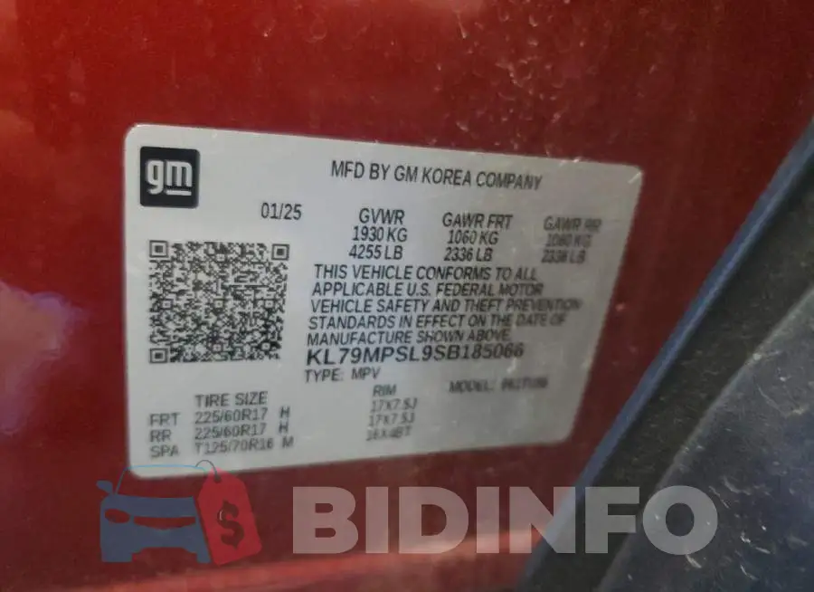 KL79MPSL9SB185066 Photo# 13