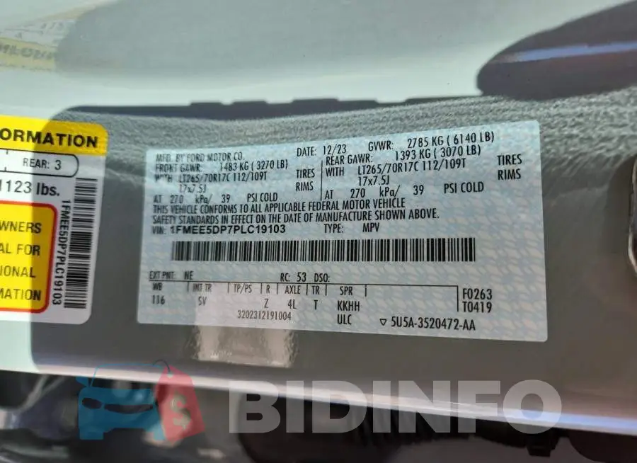 1FMEE5DP7PLC19103 Photo# 14