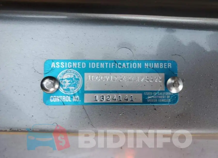 1HGCV1F34KA173525 Photo# 12