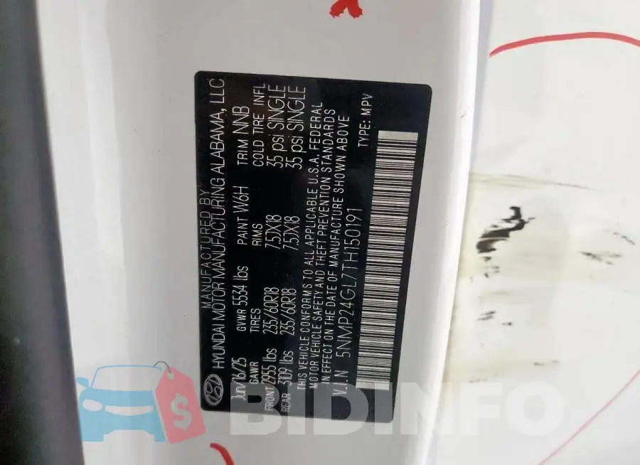 5NMP24GL7TH150191 Photo# 13