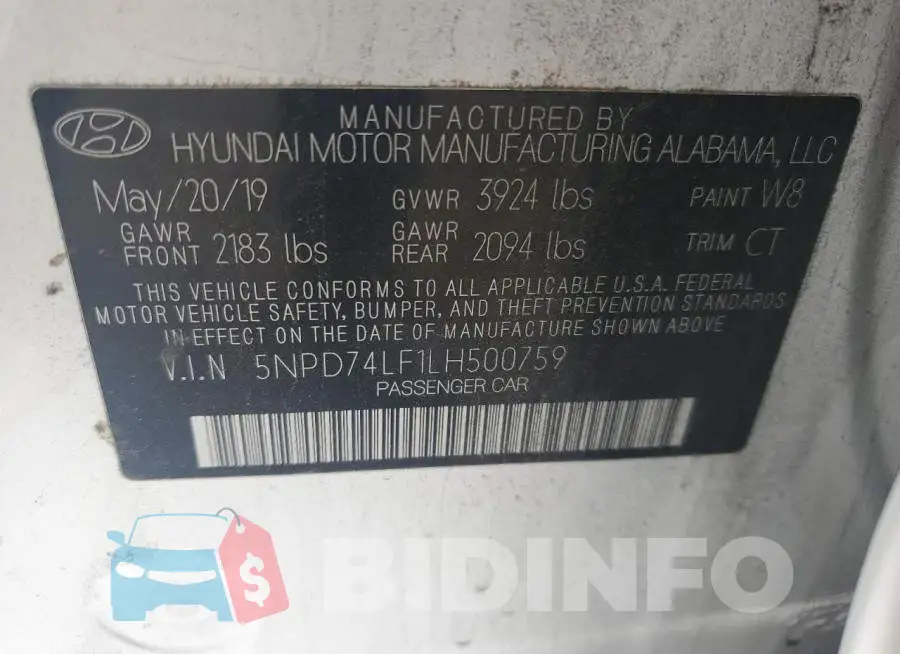 5NPD74LF1LH500759 Photo# 12