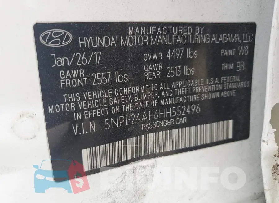 5NPE24AF6HH552496 Photo# 12
