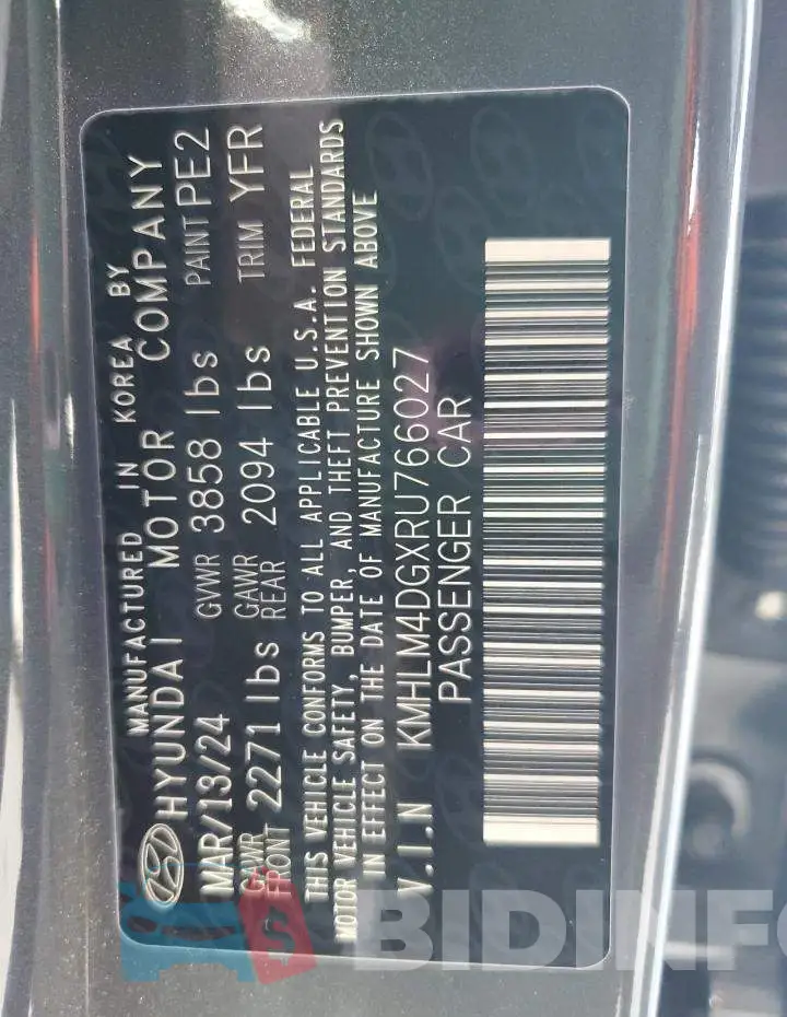 KMHLM4DGXRU766027 Photo# 13