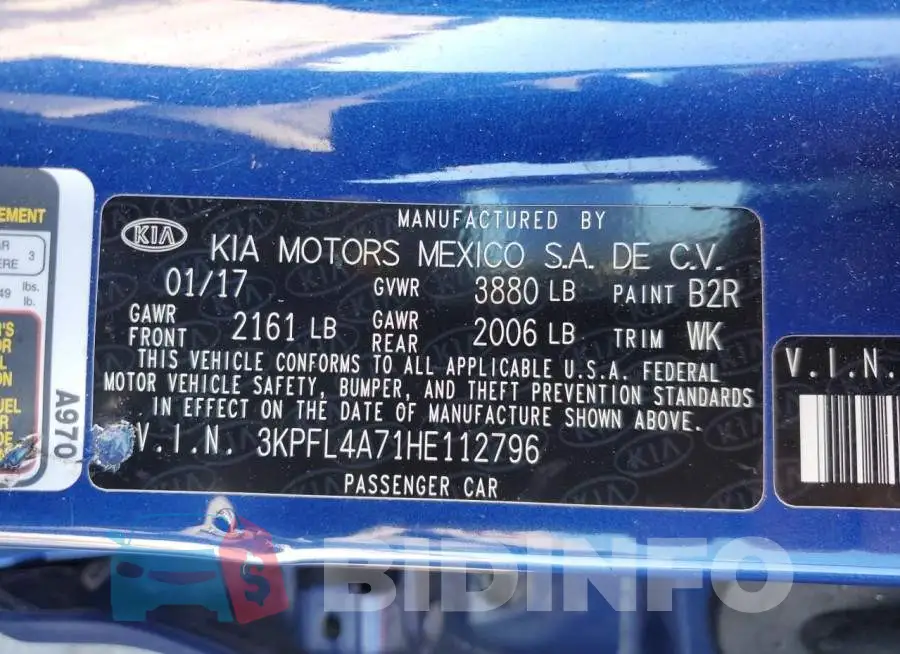 3KPFL4A71HE112796 Photo# 12