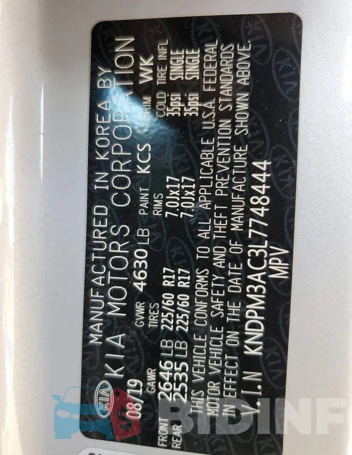 KNDPM3AC3L7748444 Photo# 12