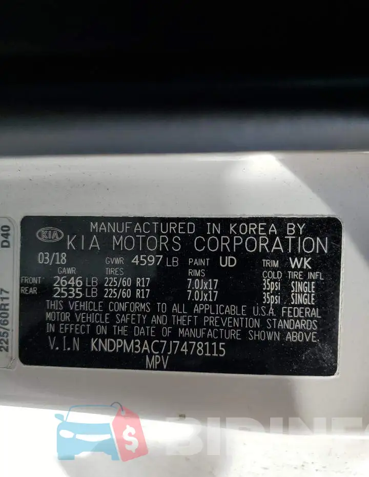 KNDPM3AC7J7478115 Photo# 13
