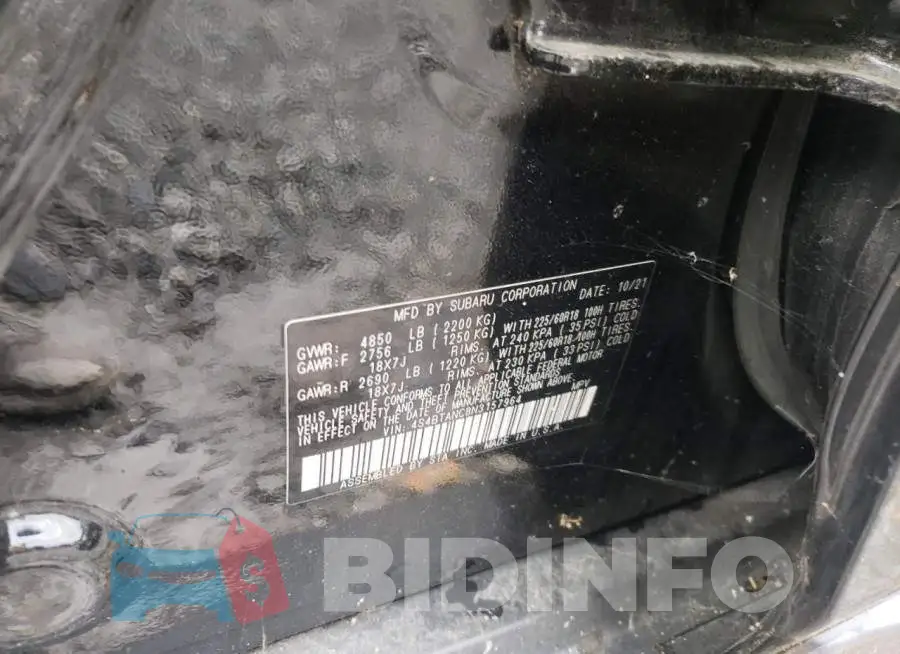 4S4BTANC8N3157964 Photo# 14