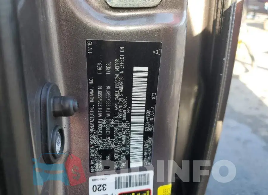 5TDDZ3DC7LS244047 Photo# 14