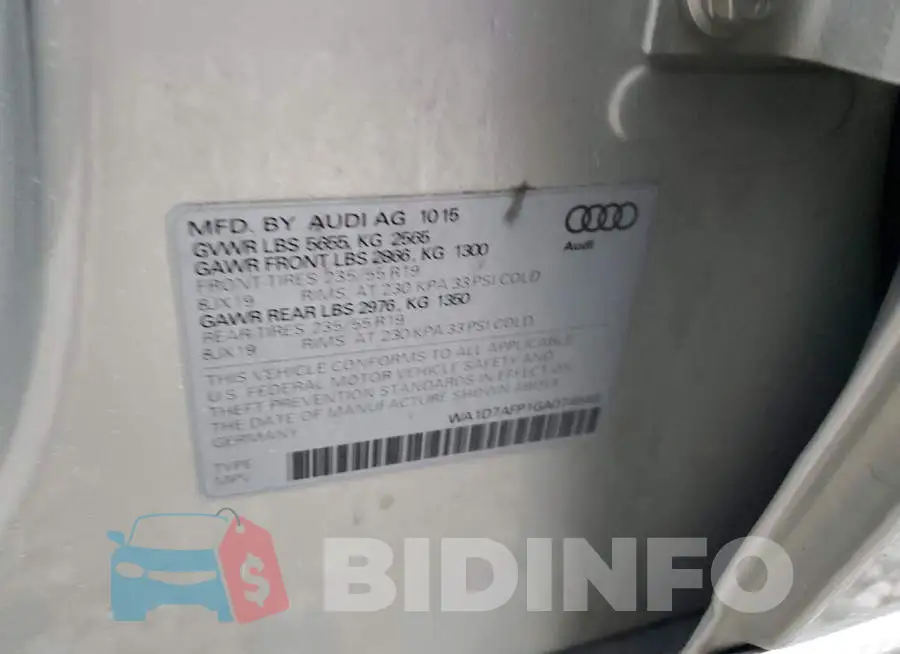 WA1D7AFP1GA074548 Photo# 13