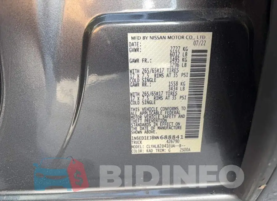 1N6ED1EJ8NN688841 Photo# 10