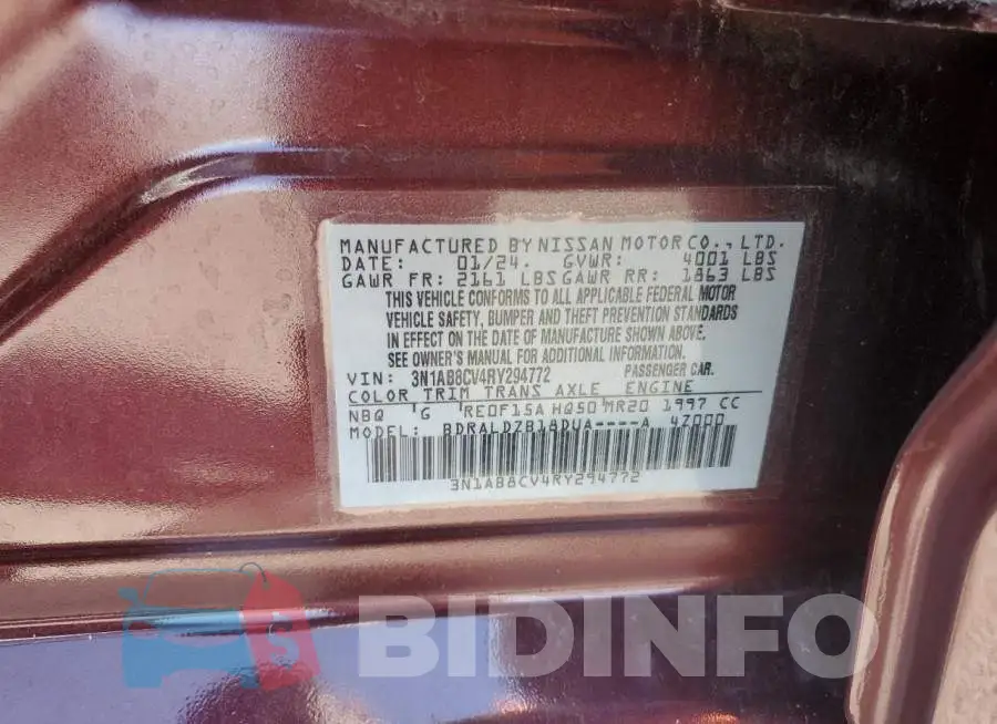 3N1AB8CV4RY294772 Photo# 12