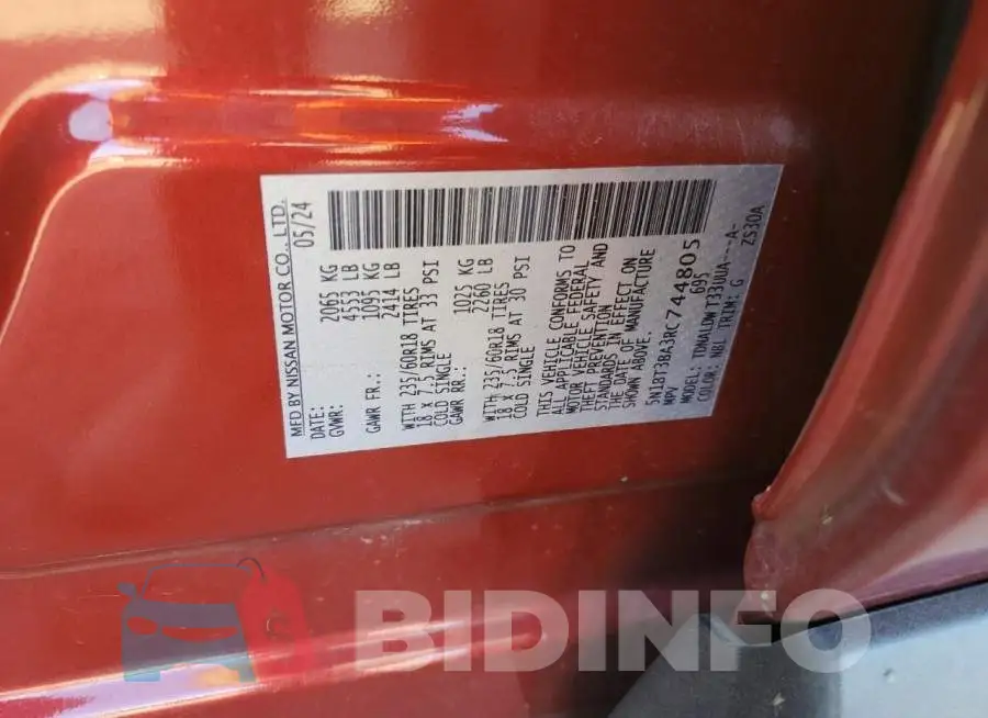 5N1BT3BA3RC744805 Photo# 12