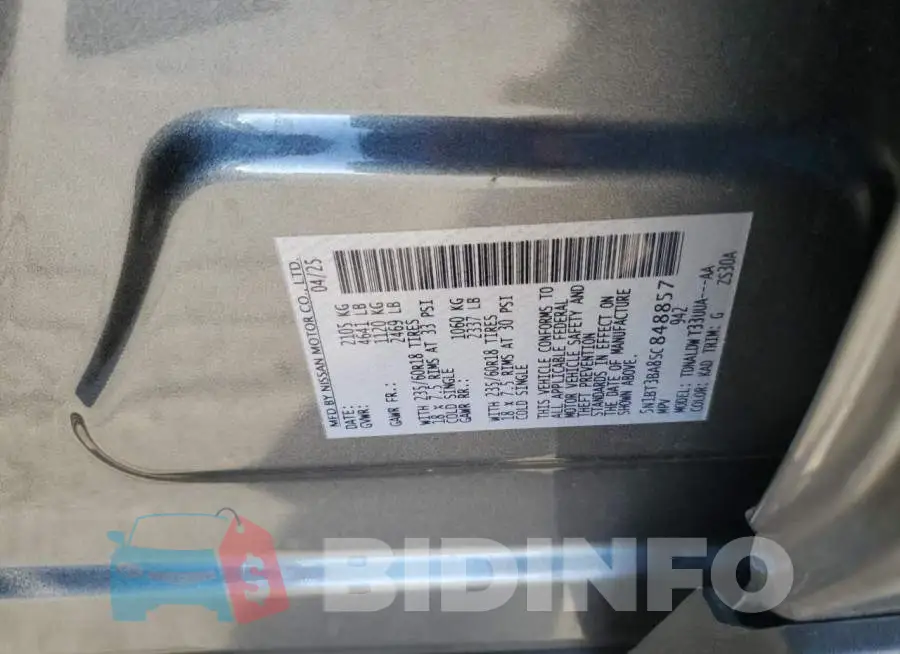 5N1BT3BA8SC848857 Photo# 12