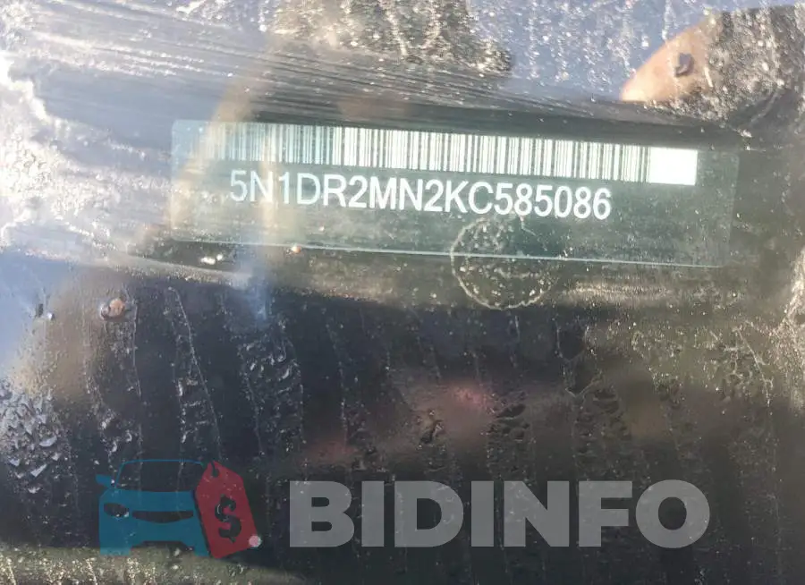 5N1DR2MN2KC585086 Photo# 13