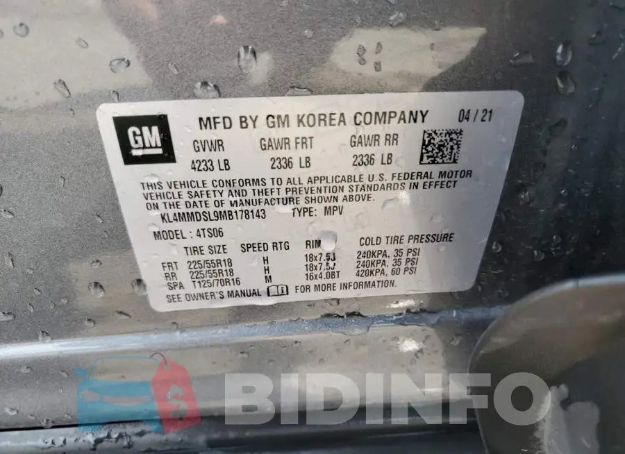 KL4MMDSL9MB178143 Photo# 14