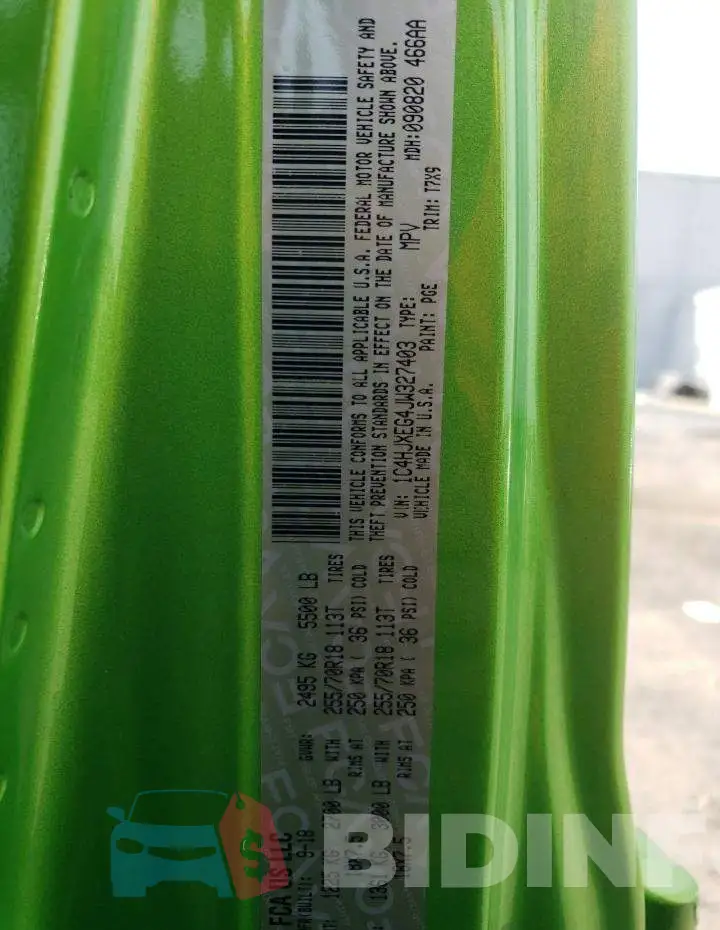 1C4HJXEG4JW327403 Photo# 13