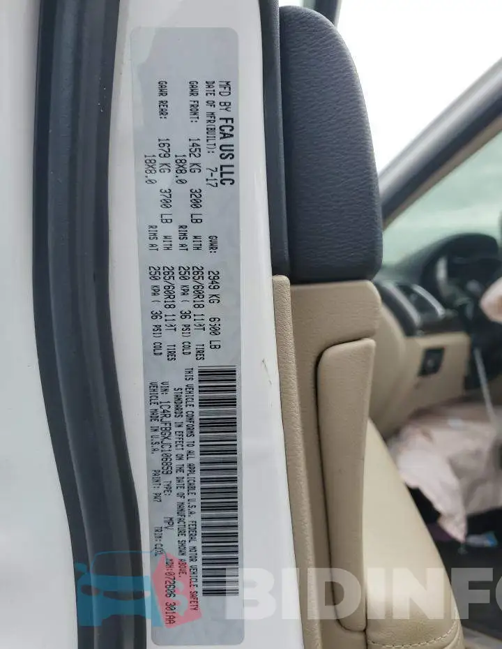 1C4RJFBGXJC106859 Photo# 14