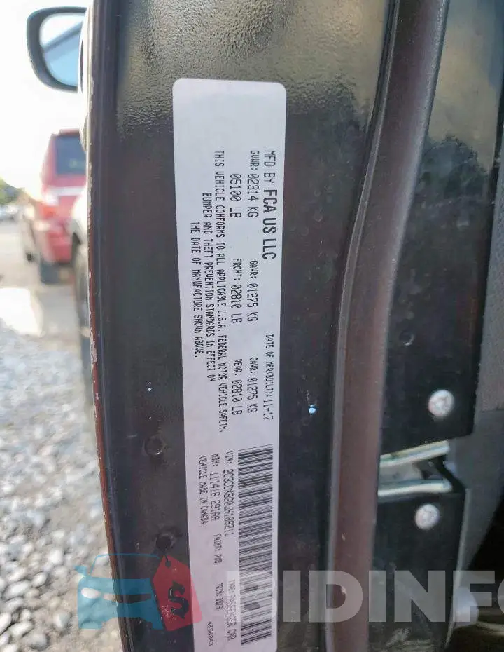 2C3CDXBG0JH186211 Photo# 12