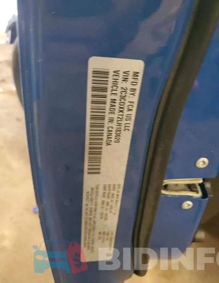 2C3CDXKT2LH183620 Photo# 13