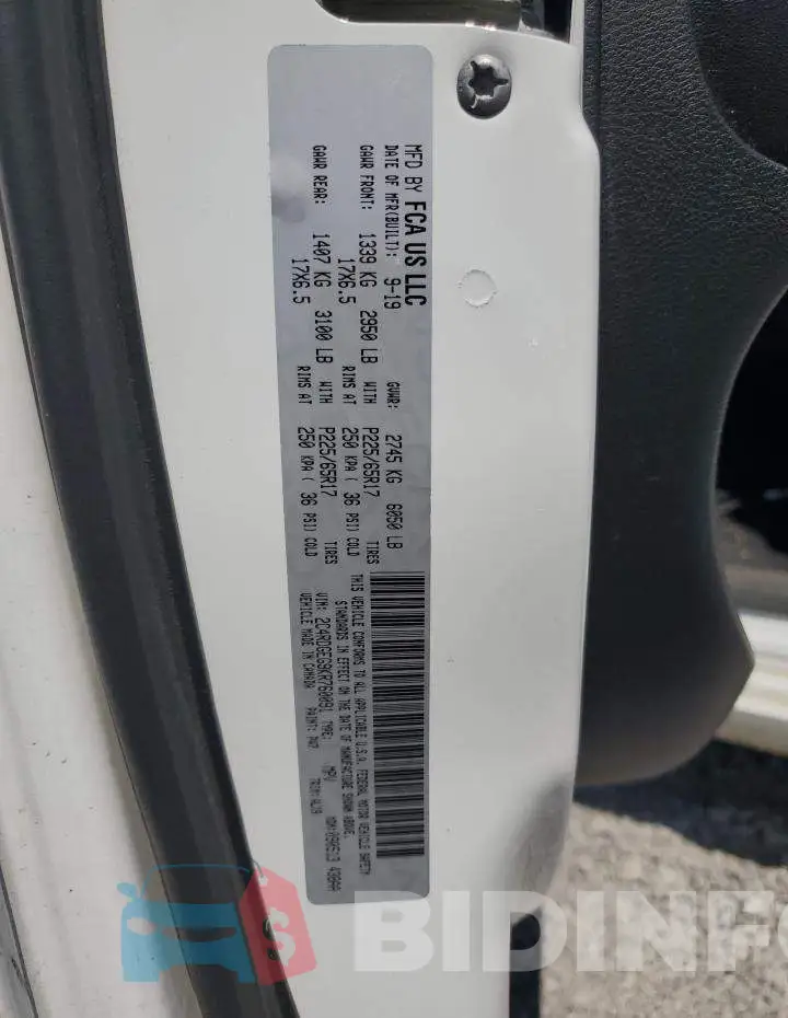 2C4RDGEG9KR760091 Photo# 13