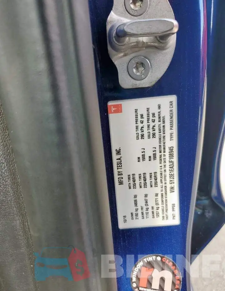 5YJ3E1EA3JF108945 Photo# 12