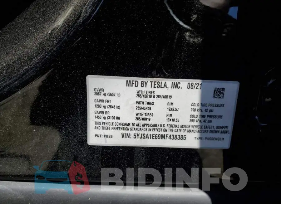 5YJSA1E69MF438385 Photo# 13