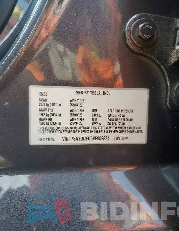 7SAYGDED6PF959824 Photo# 12