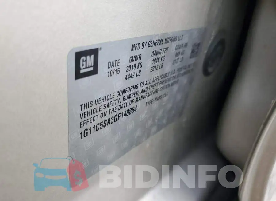 1G11C5SA3GF148884 Photo# 12