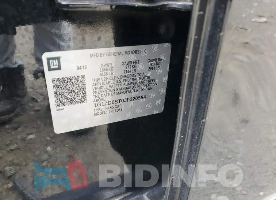1G1ZD5ST0JF220584 Photo# 13