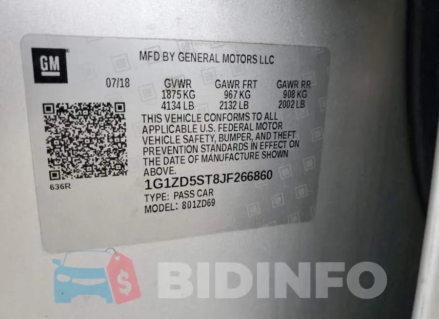 1G1ZD5ST8JF266860 Photo# 12