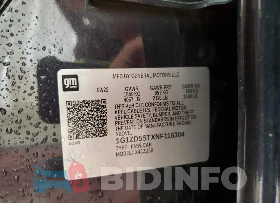 1G1ZD5STXNF116304 Photo# 12
