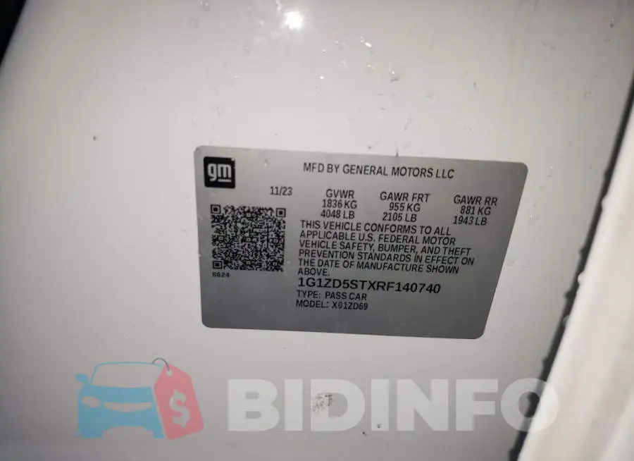 1G1ZD5STXRF140740 Photo# 12