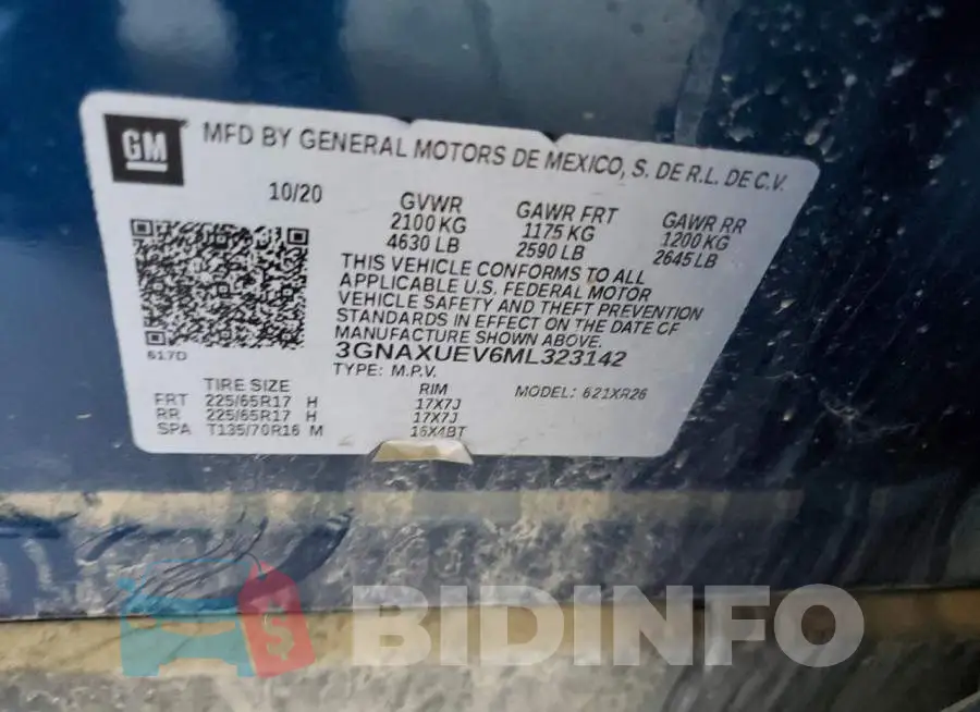3GNAXUEV6ML323142 Photo# 13
