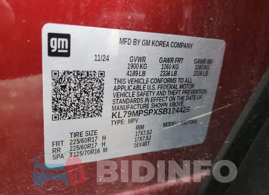 KL79MPSPXSB124425 Photo# 13