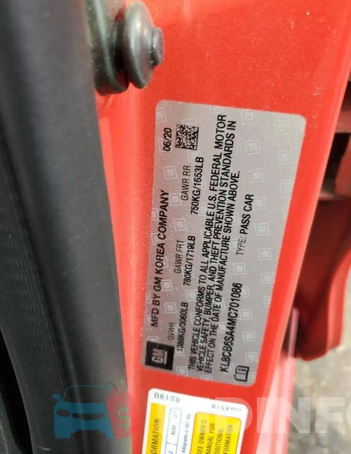 KL8CB6SA4MC701086 Photo# 12