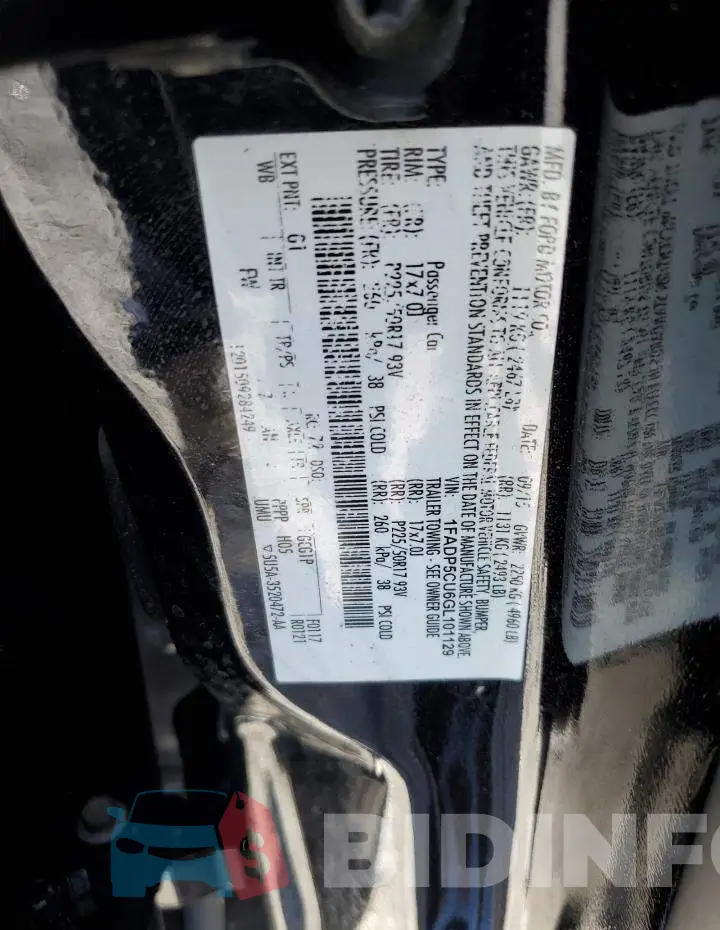 1FADP5CU6GL101129 Photo# 12