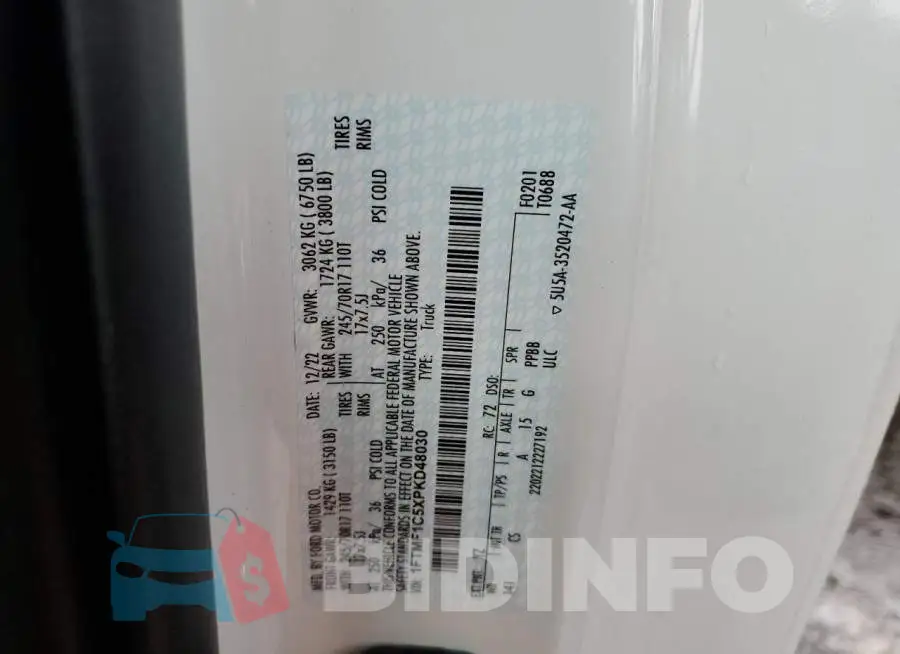 1FTMF1C5XPKD48030 Photo# 12