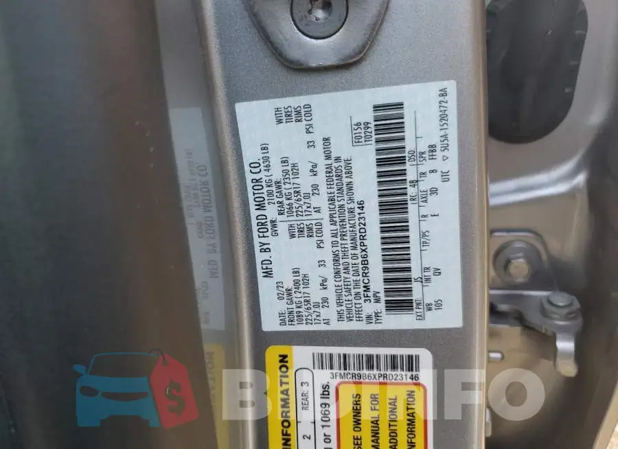 3FMCR9B6XPRD23146 Photo# 12