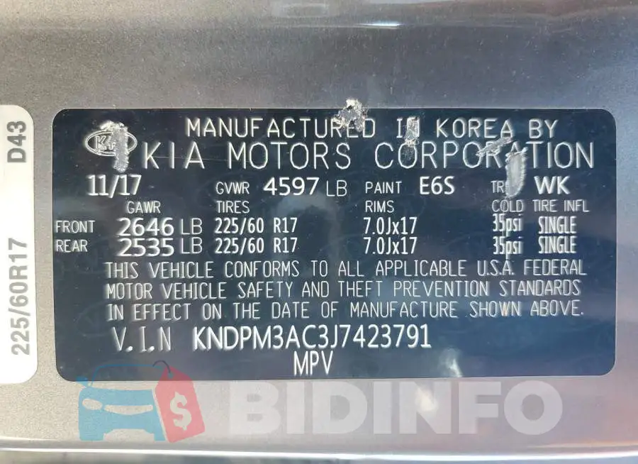KNDPM3AC3J7423791 Photo# 13