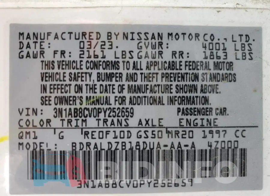 3N1AB8CV0PY252659 Photo# 13