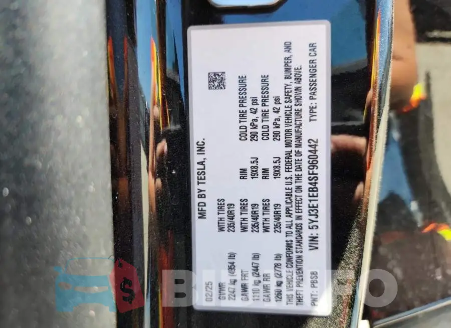 5YJ3E1EB4SF960442 Photo# 12