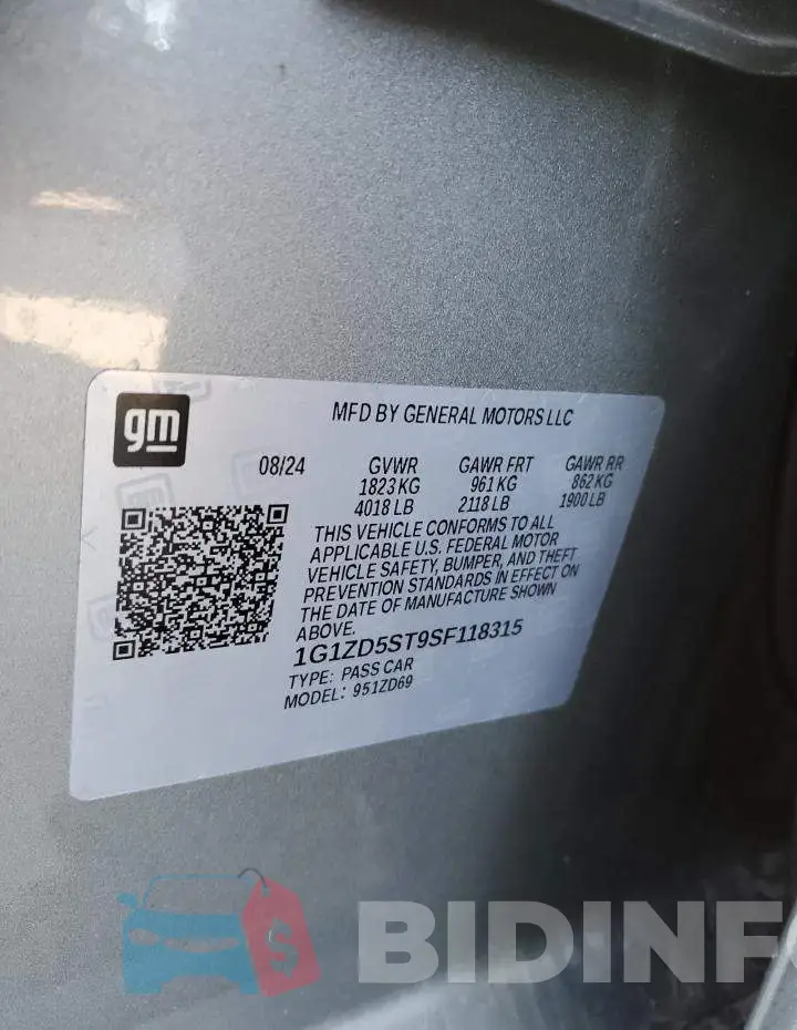 1G1ZD5ST9SF118315 Photo# 12